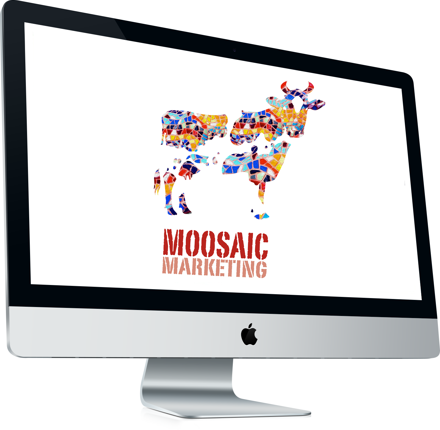 Colorful Mosaic Marketingi Mac Display