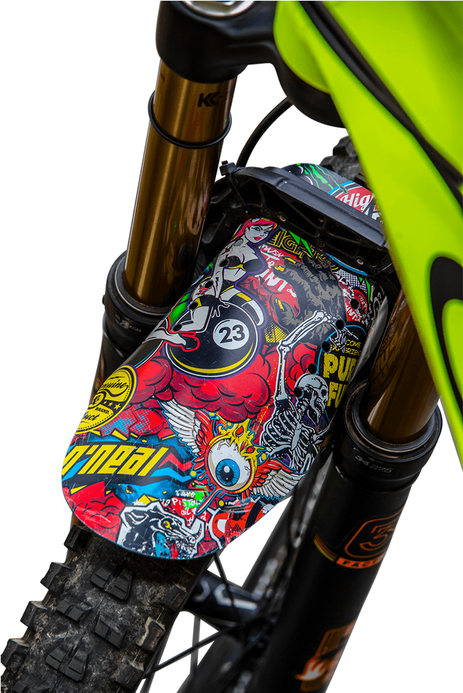 Colorful Mountain Bike Fork Guard