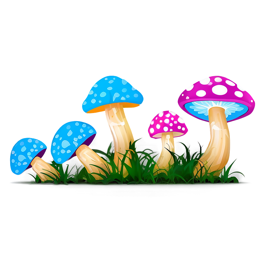 Colorful Mushroom Png 85