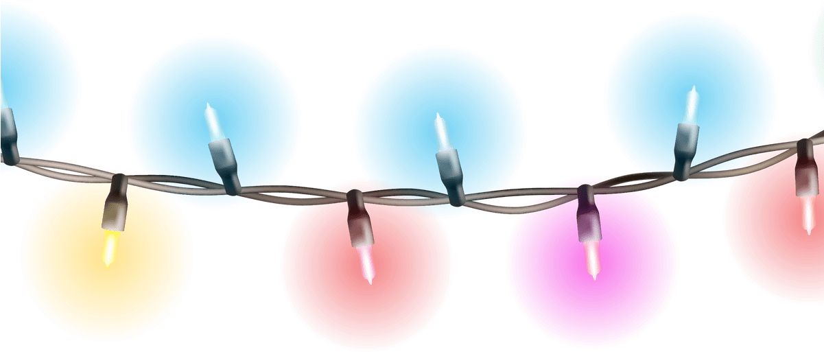 Transparent Christmas String Lights Clipart - Christmas Lights Transparent Background, HD Png Download PNG with transparent background