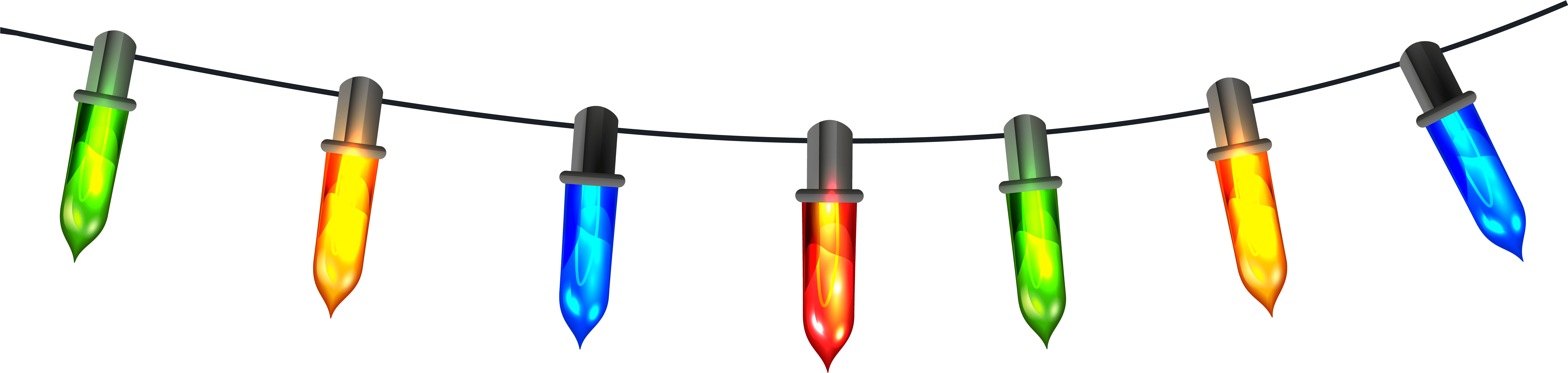 Christmas Lights Clipart Transpa Png Jokingart Com - Transparent Background Png Christmas Lights Png, Png Download PNG with transparent background