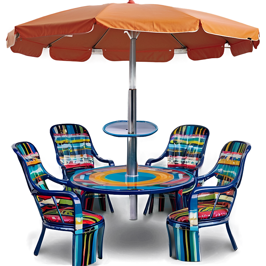 Colorful Outdoor Table Png 91