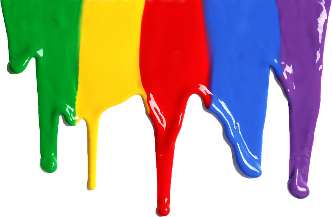 Colorful Paint Drips Background