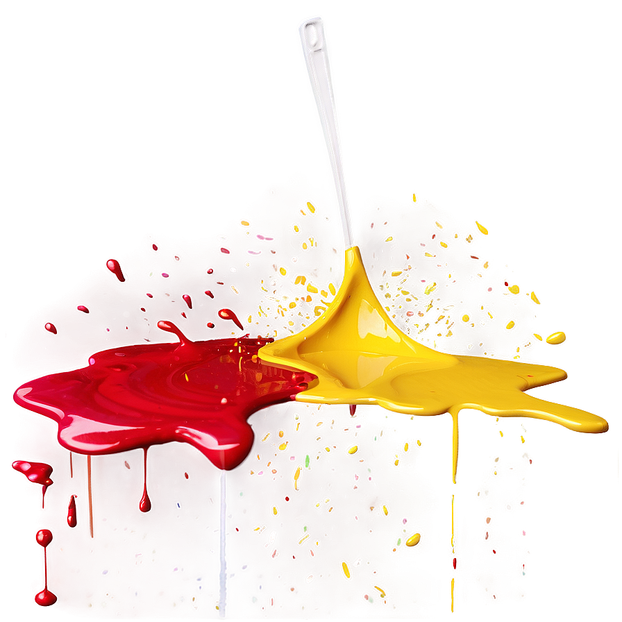 Colorful Paint Spill Png 40