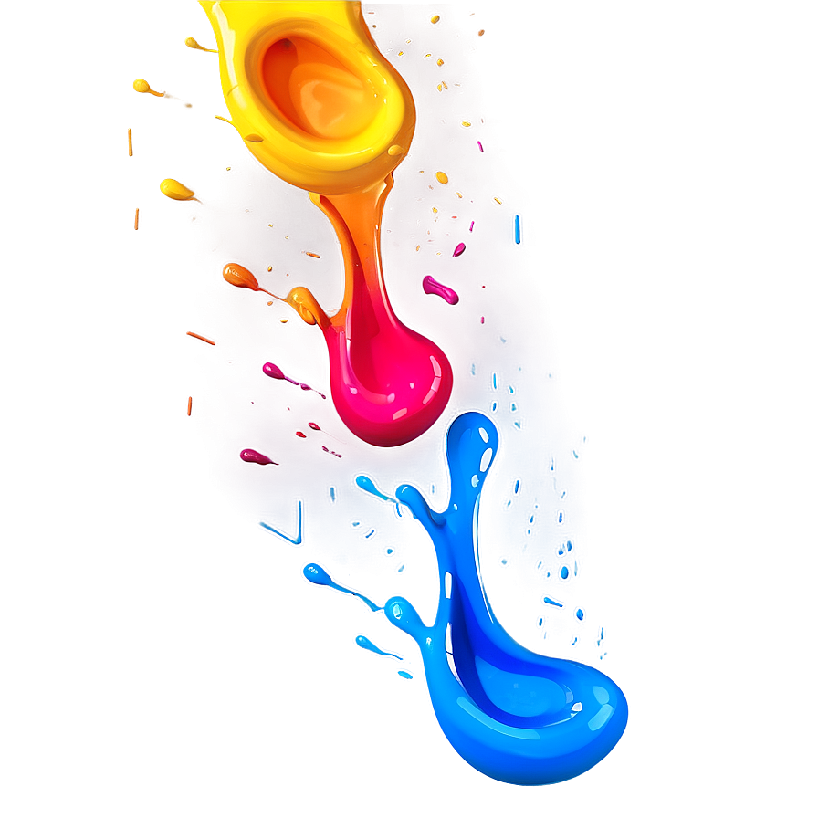 Colorful Paint Splash PNG htm26 PNG image with a transparent background, free high-resolution download