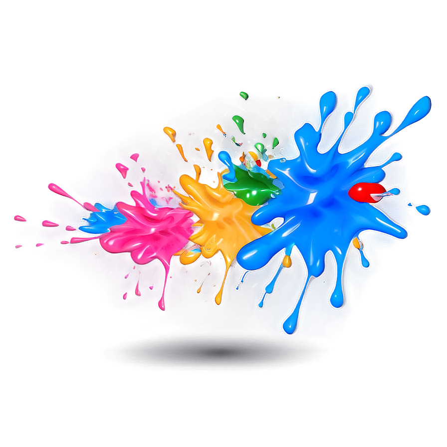 Colorful Paint Splash PNG wkm PNG image with a transparent background, free high-resolution download