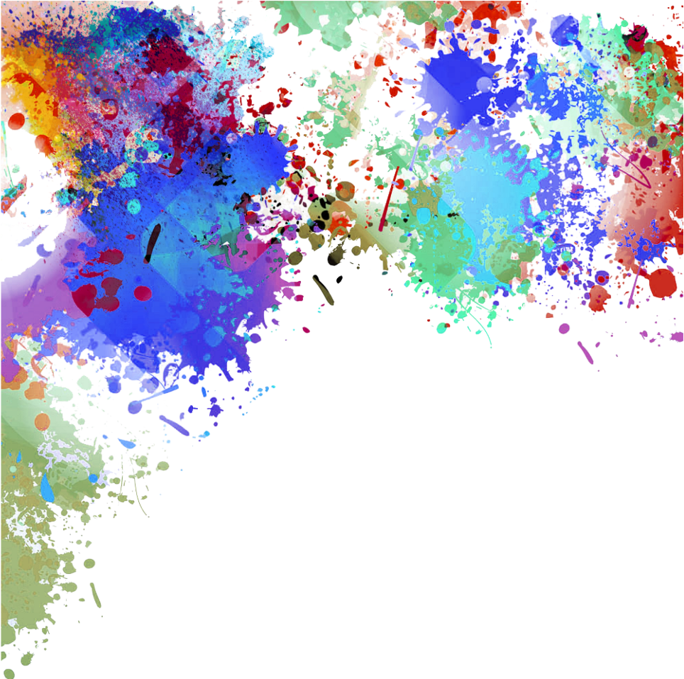 Ftestickers Watercolors Paint Splattereffect Border - Paint Splatter Border Png, Transparent Png PNG image with a transparent background, free high-resolution download