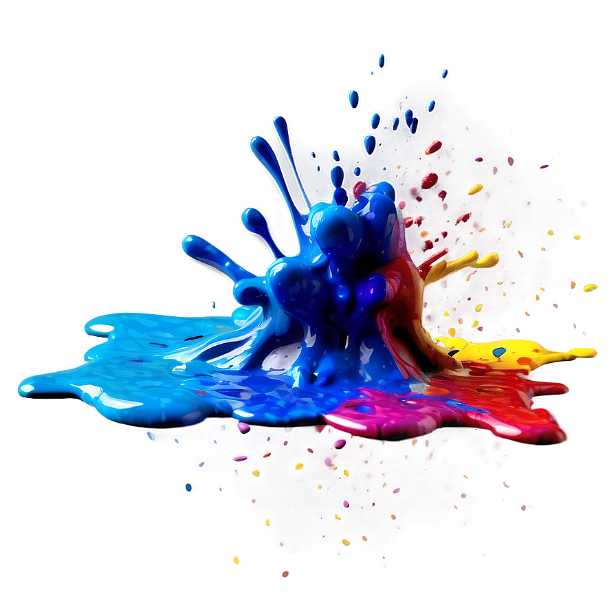 Colorful Paint Splatter PNG 05042024 PNG image with a transparent background, free high-resolution download