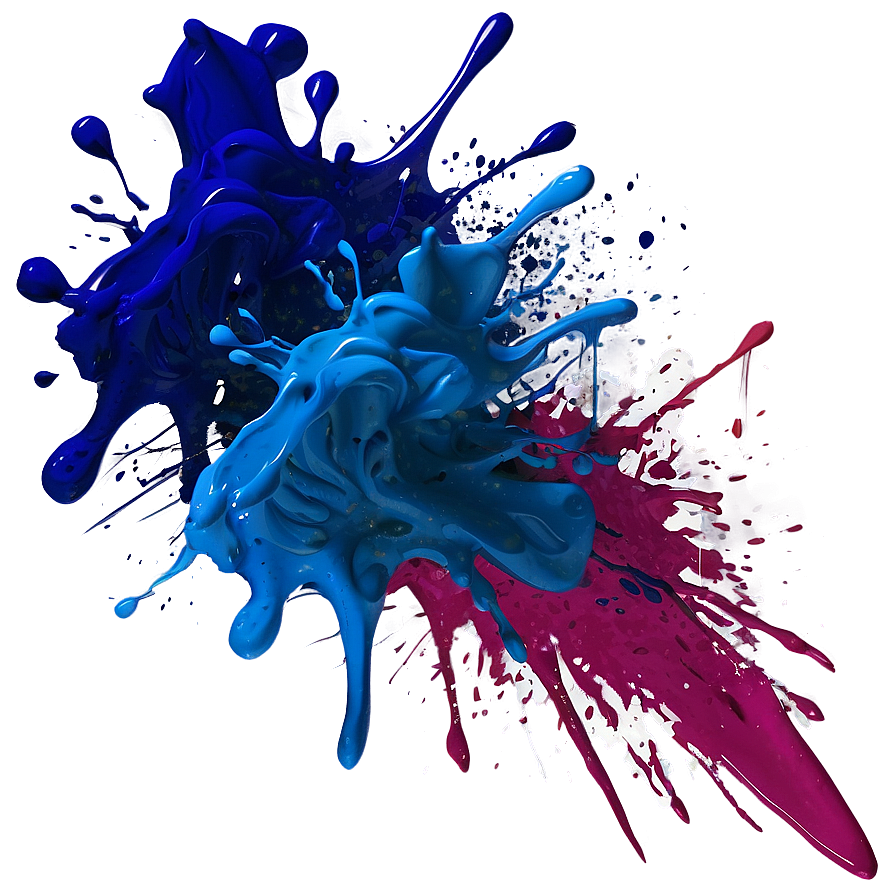 Colorful Paint Splatter PNG 60 PNG image with a transparent background, free high-resolution download