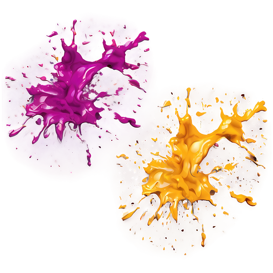 Colorful Paint Splatter PNG yer55 PNG image with a transparent background, free high-resolution download