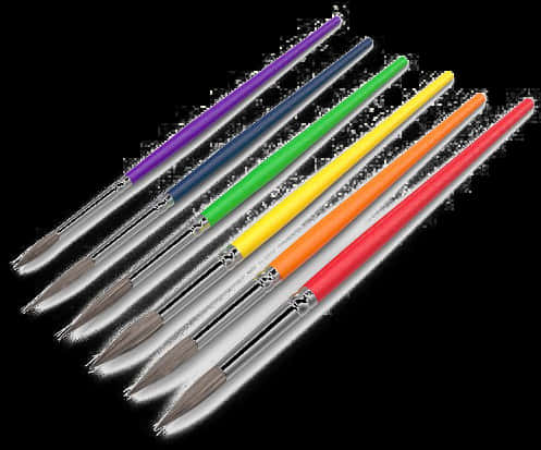 Colorful Paintbrush Set