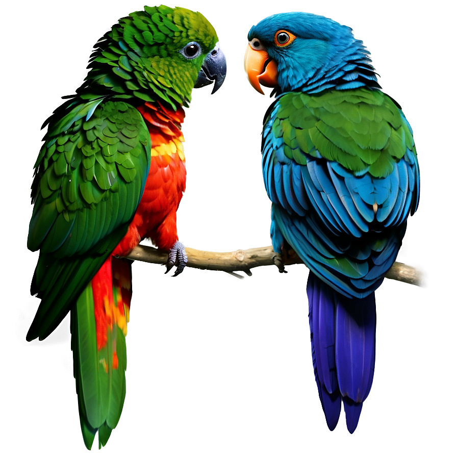 Colorful Parrot Png 64