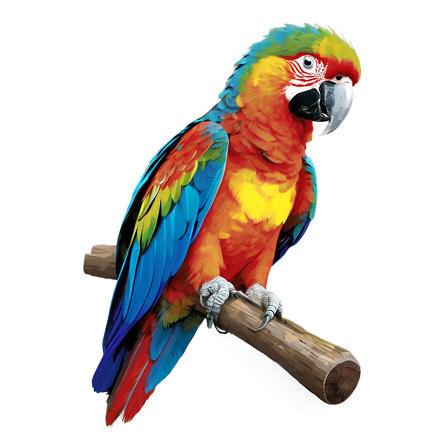 Colorful Parrot Png Whu62