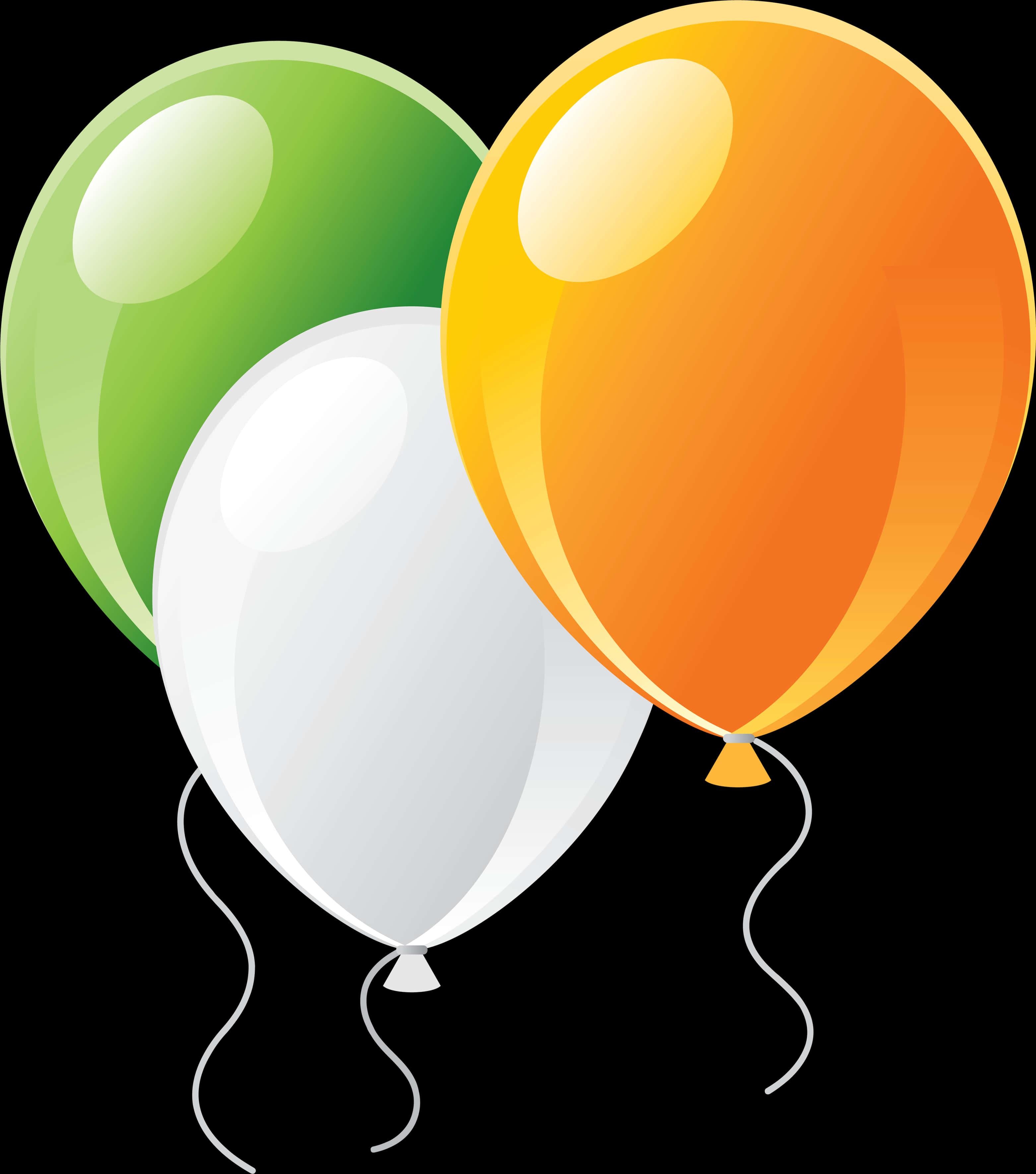 Colorful Party Balloons Graphic