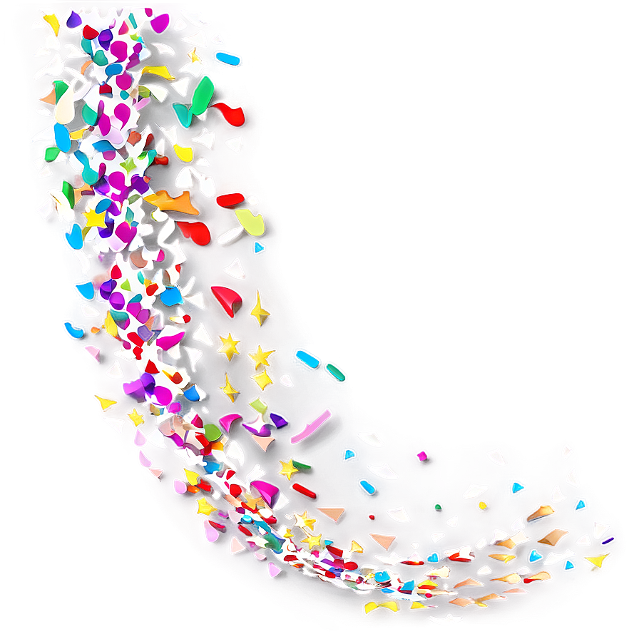 Colorful Party Confetti Png Gka