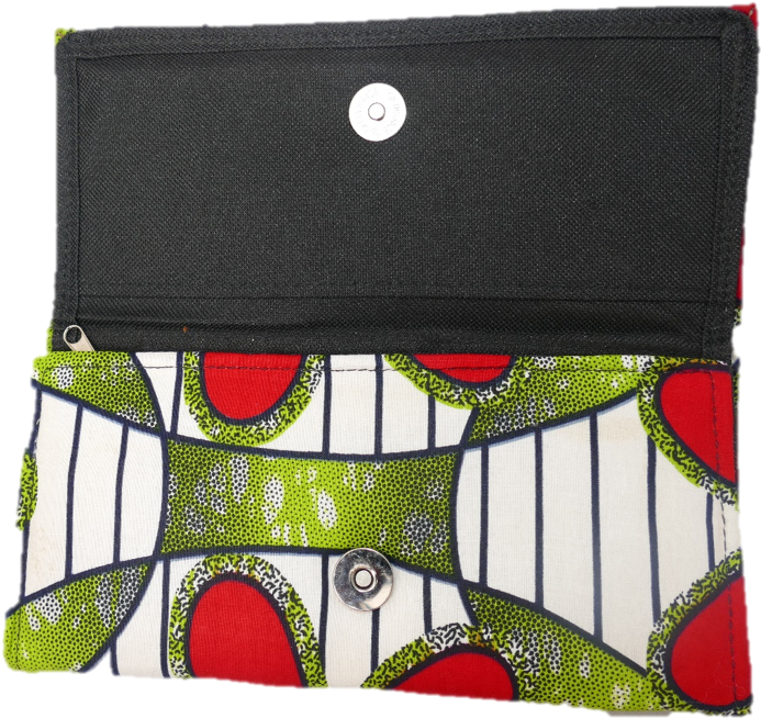 Colorful Patterned Fabric Wallet