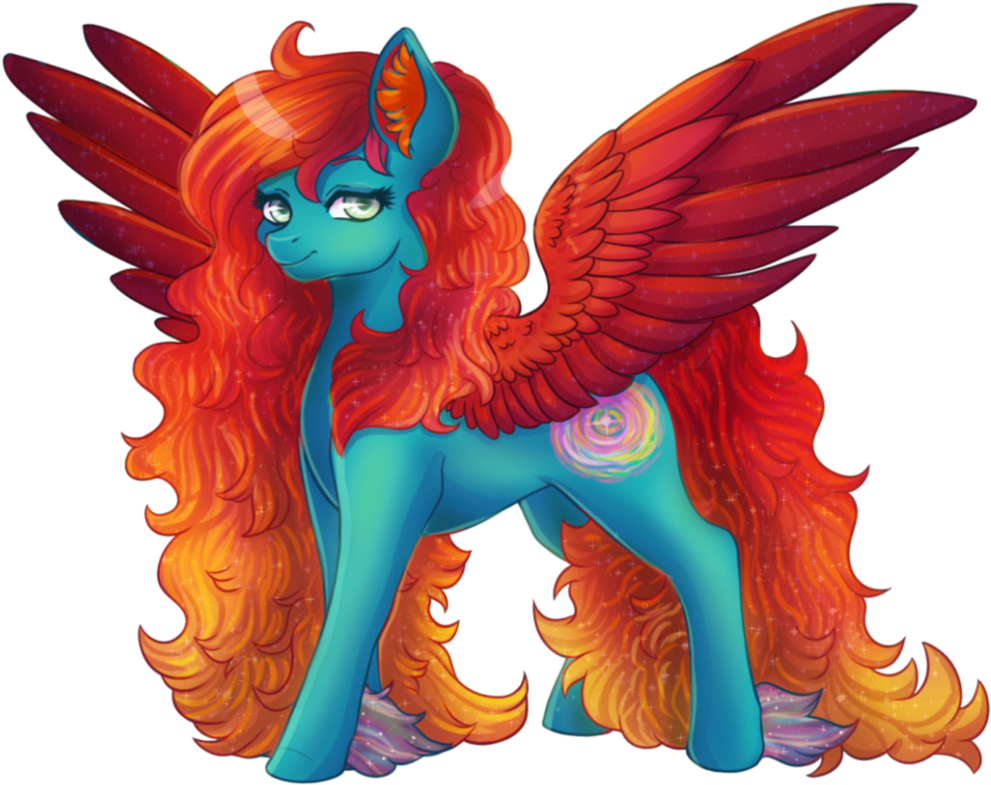 Colorful_ Pegasus_ Artwork