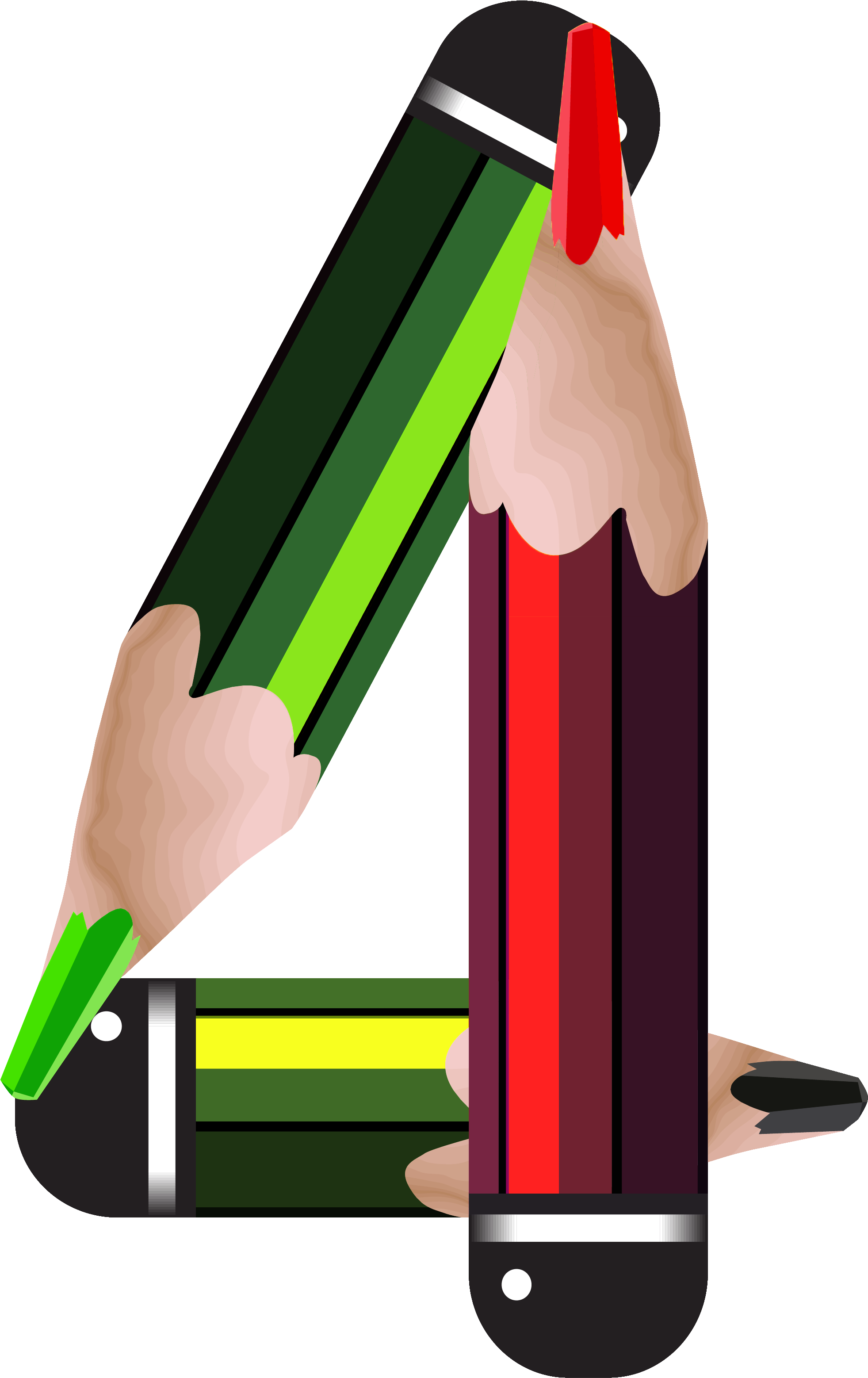 Colorful Pencils Clipart