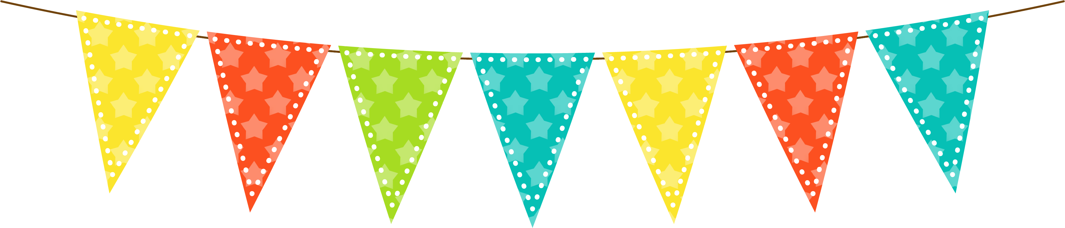 Colorful Pennant Banner Decoration