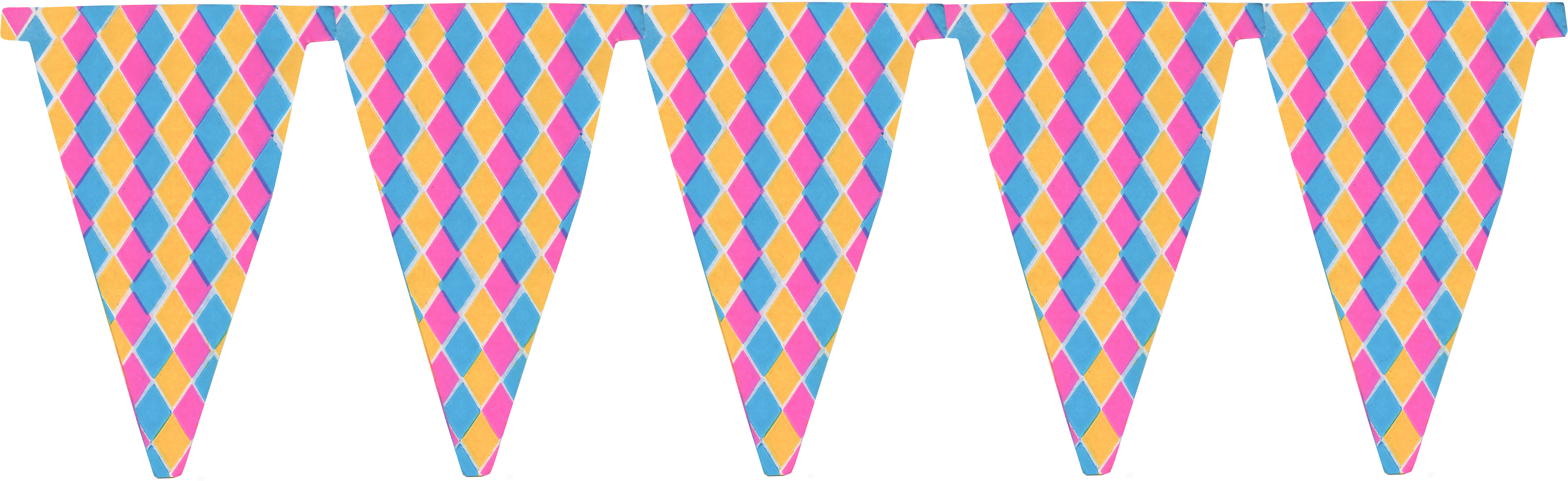 Colorful Pennant Banner Decoration