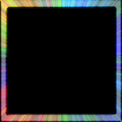Colorful Pixelated Square Border PNG with transparent background