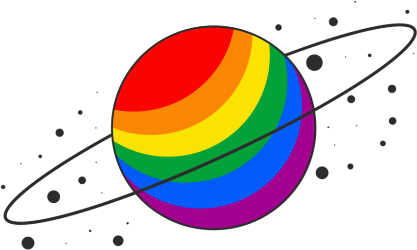 Colorful Planet Space Illustration