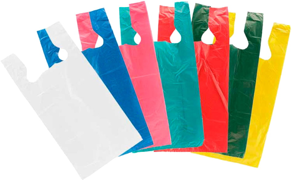 Colorful Plastic Shopping Bags