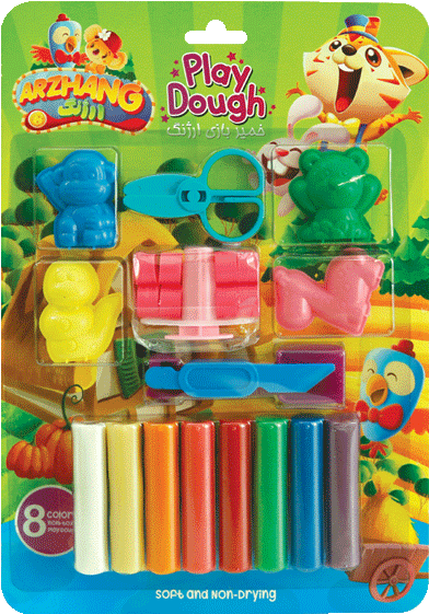 Colorful Play Dough Set