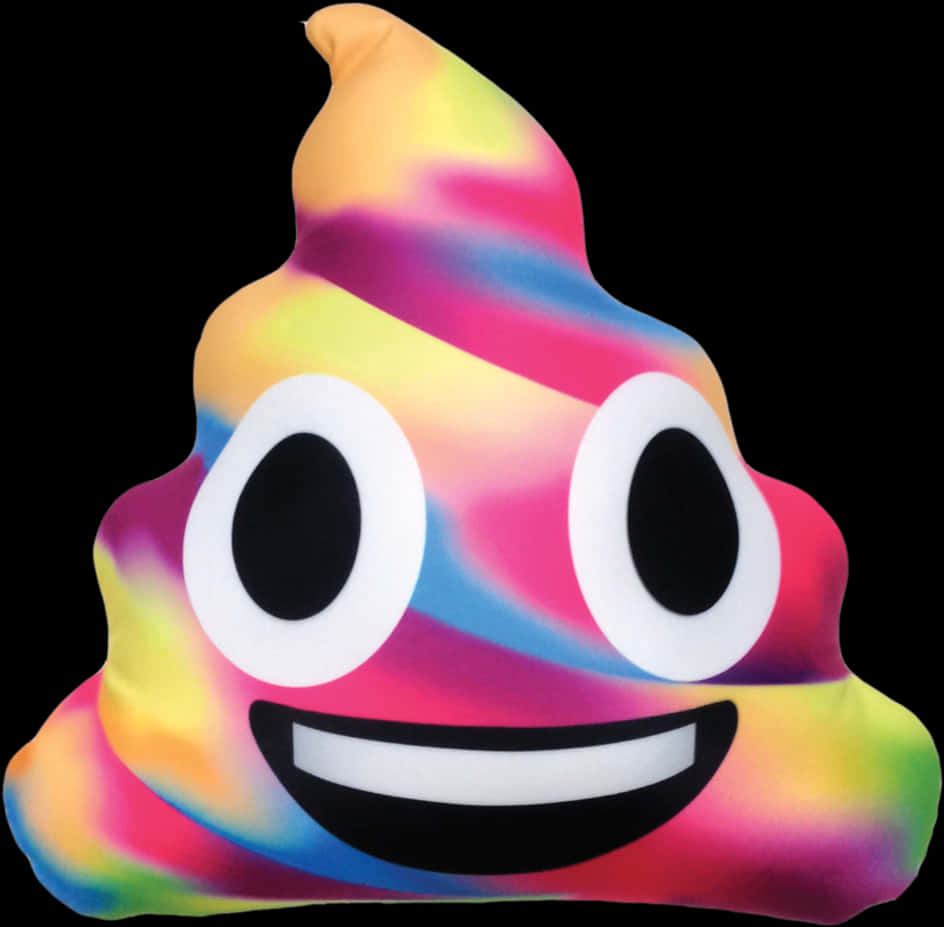 Colorful Poop Emoji Cushion.jpg