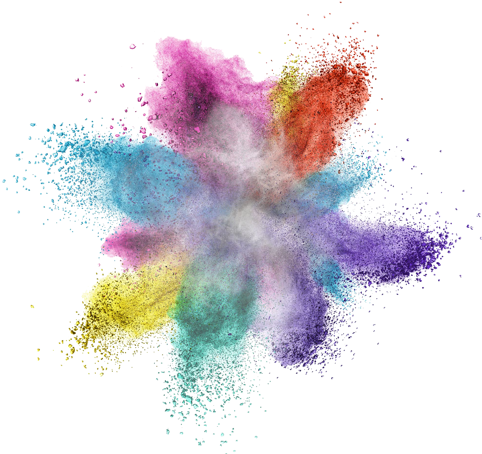 Colorful Powder Explosion Png Image - Color Powder Explosion Png, Transparent Png PNG with transparent background