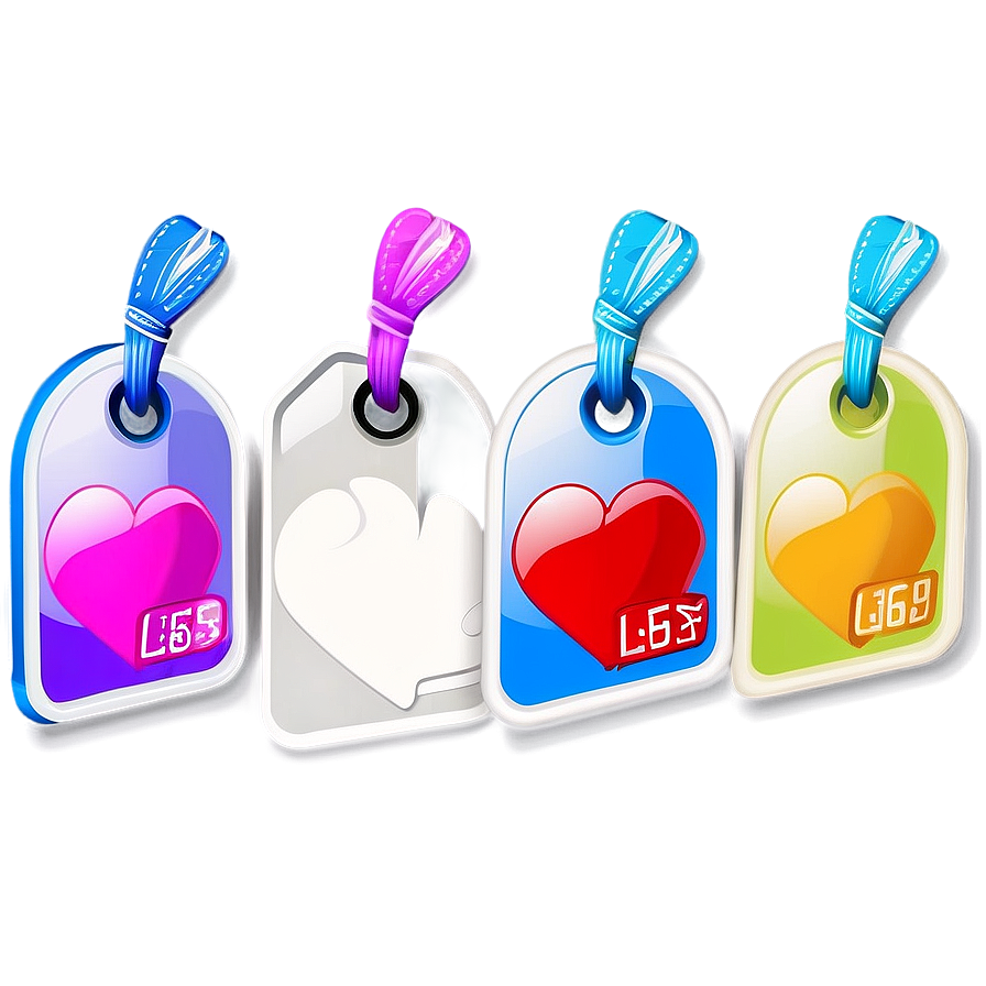 Colorful Price Tag Sticker Png 05252024