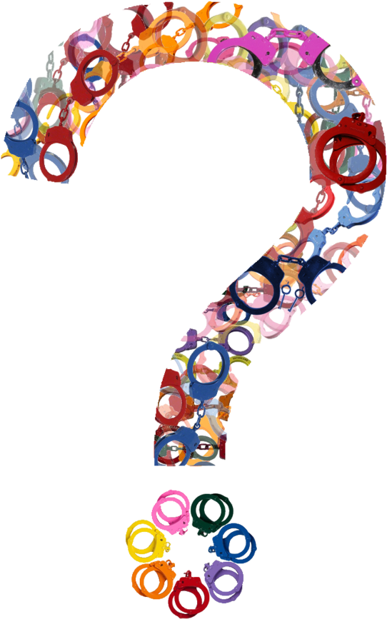 Colorful Question Mark Artwork