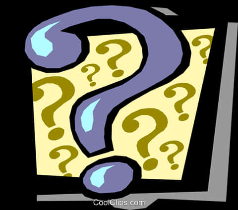 Colorful Question Mark Clipart