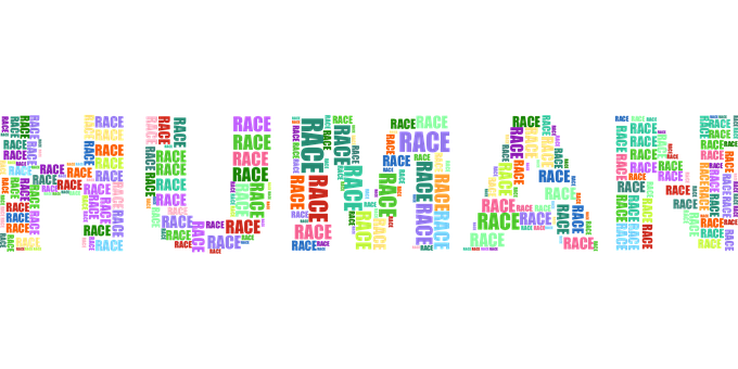 Colorful Race Word Clouds PNG image with a transparent background, free high-resolution download