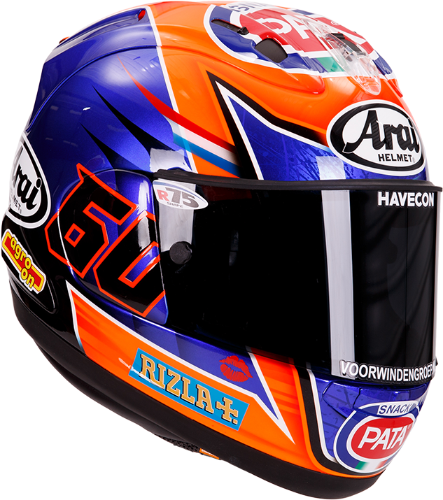 Colorful Racing Motorcycle Helmet