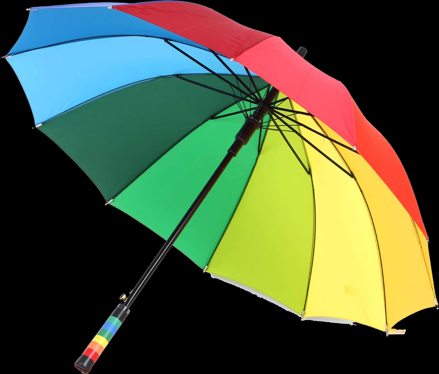 Colorful Umbrella Png Free Download - Umbrella Png Image Download, Transparent Png PNG with transparent background
