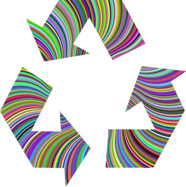 Colorful Recycle Symbol Graphic