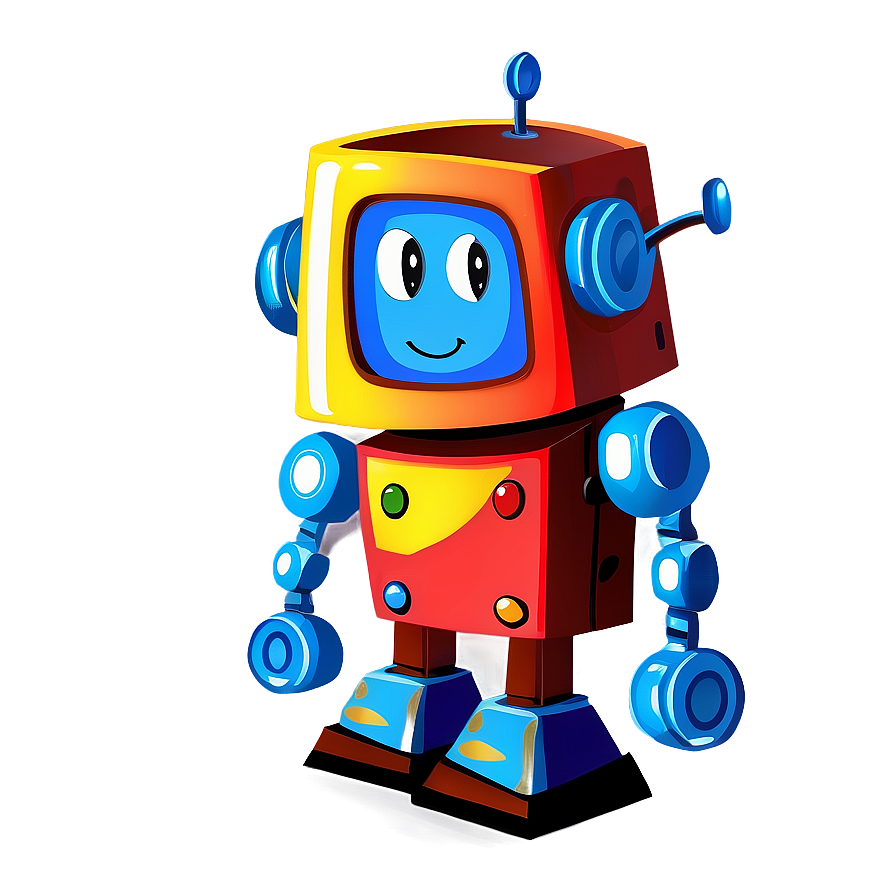 Colorful Robot Clipart Png Irr