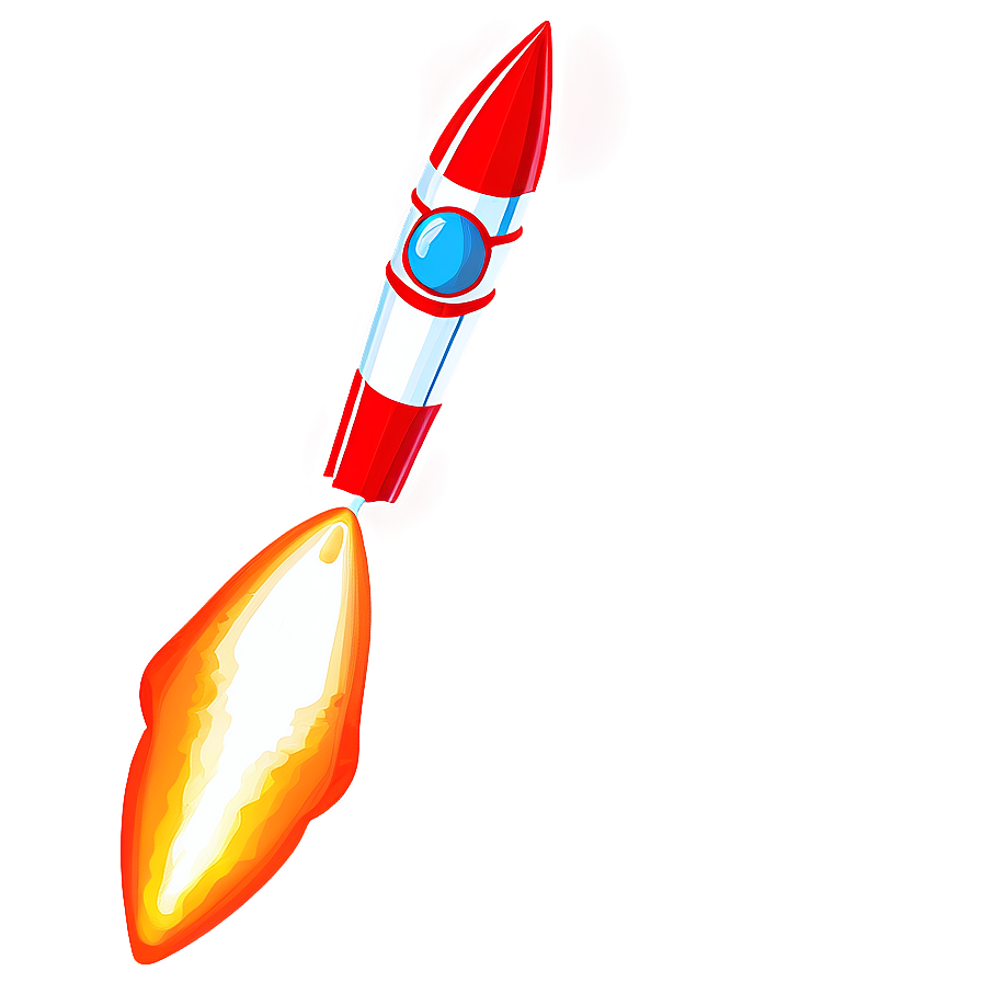 Colorful Rocketship Png 35