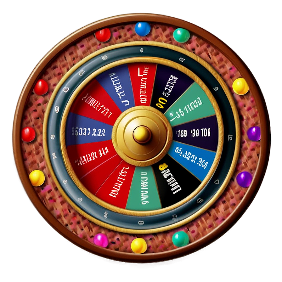 Colorful Roulette Wheel Pattern Png 06212024