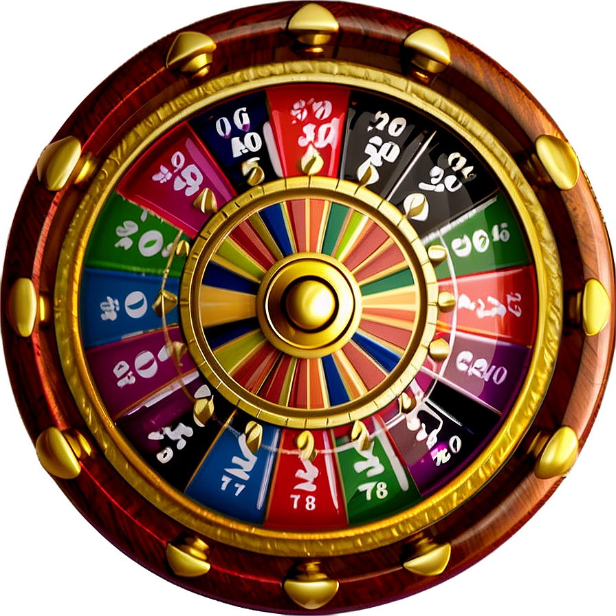 Colorful Roulette Wheel Pattern Png Iea