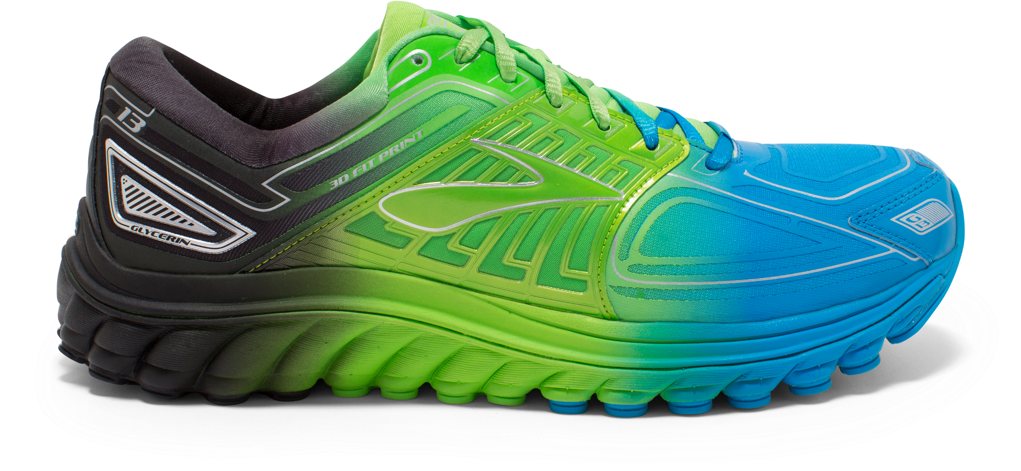 Colorful Running Shoe Side View