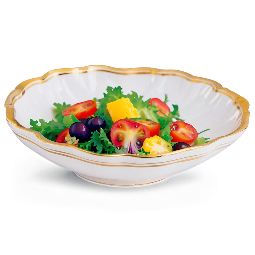 Colorful Salad Plate Png Ooy13