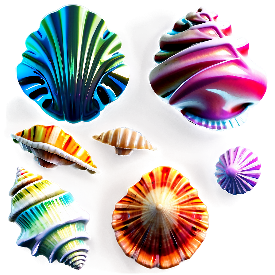 Colorful Sea Shells Png Tet74