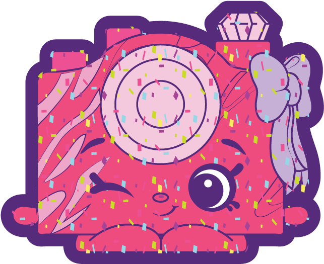 Colorful Shopkins Camera Character