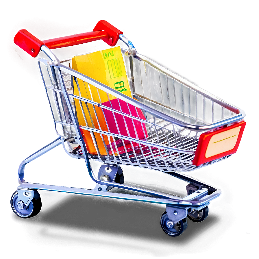 Colorful Shopping Cart Png Xha