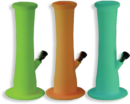 Colorful Silicone Bongs Trio