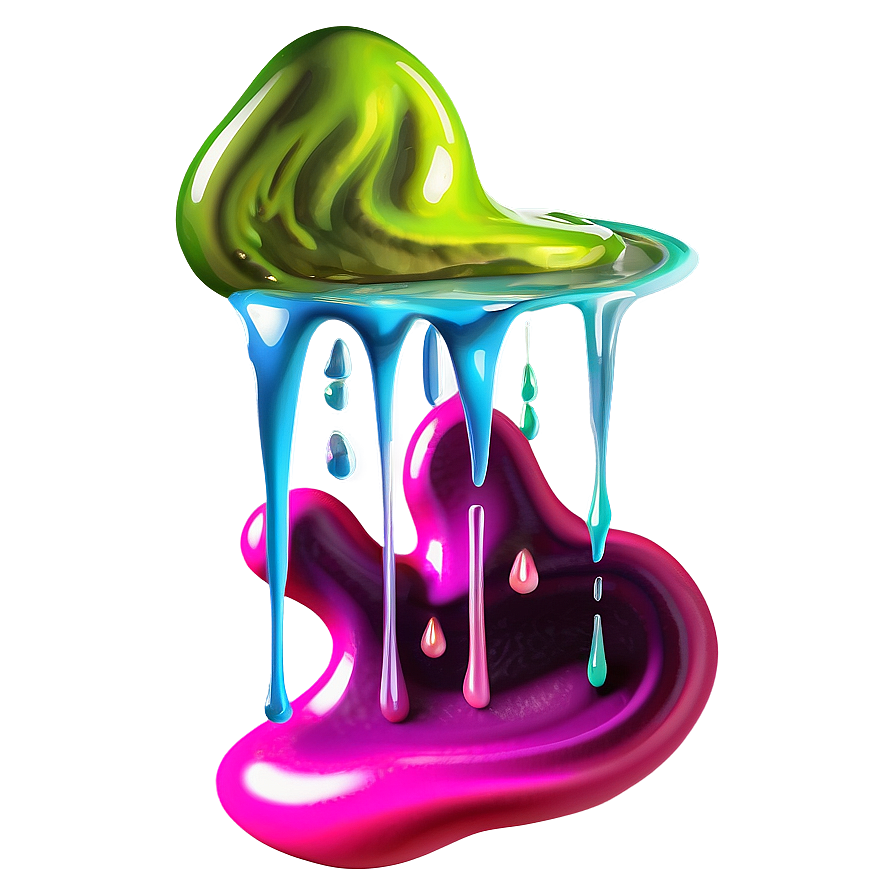 Colorful Slime PNG   05242024 PNG with transparent background
