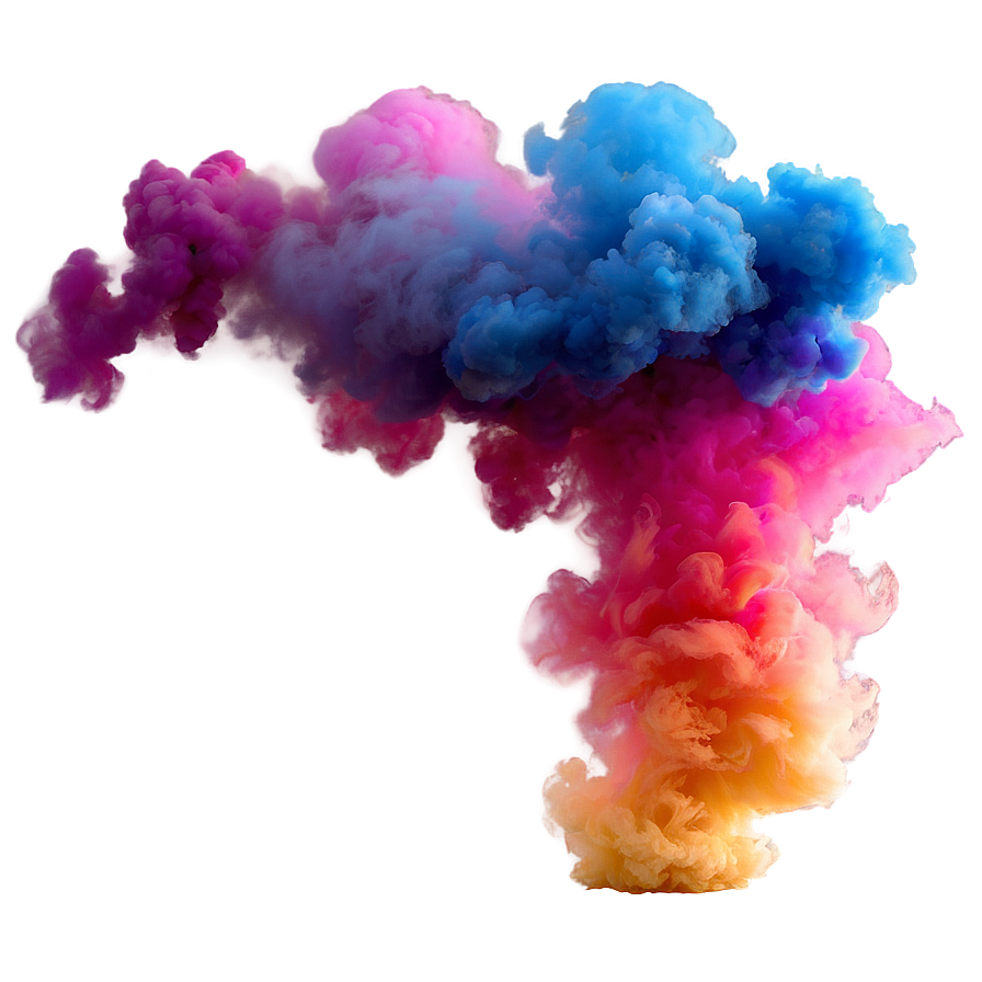 Colorful Smoke Cloud Texture Png 06132024