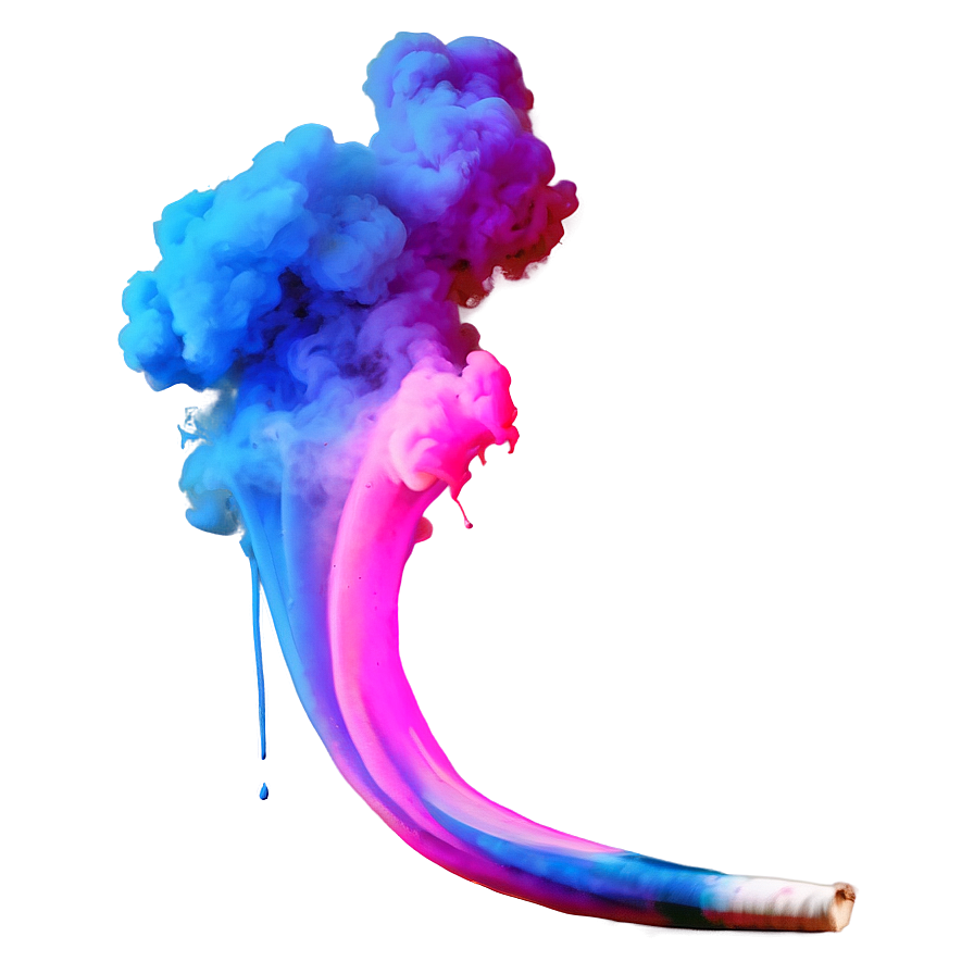 Colorful Smoke Effect Art Png 3